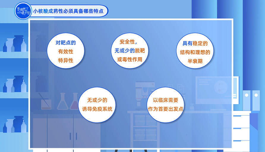 小核酸成药性必须具备哪些特点？