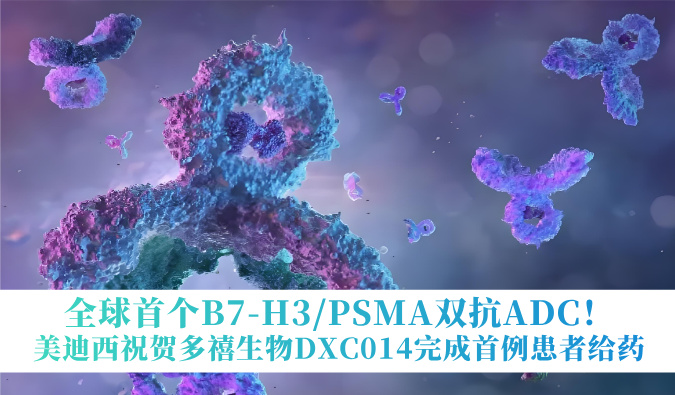 全球首个B7-H3/PSMA双抗ADC！贝斯特全球最奢华的游戏平台祝贺多禧生物DXC014完成首例患者给药